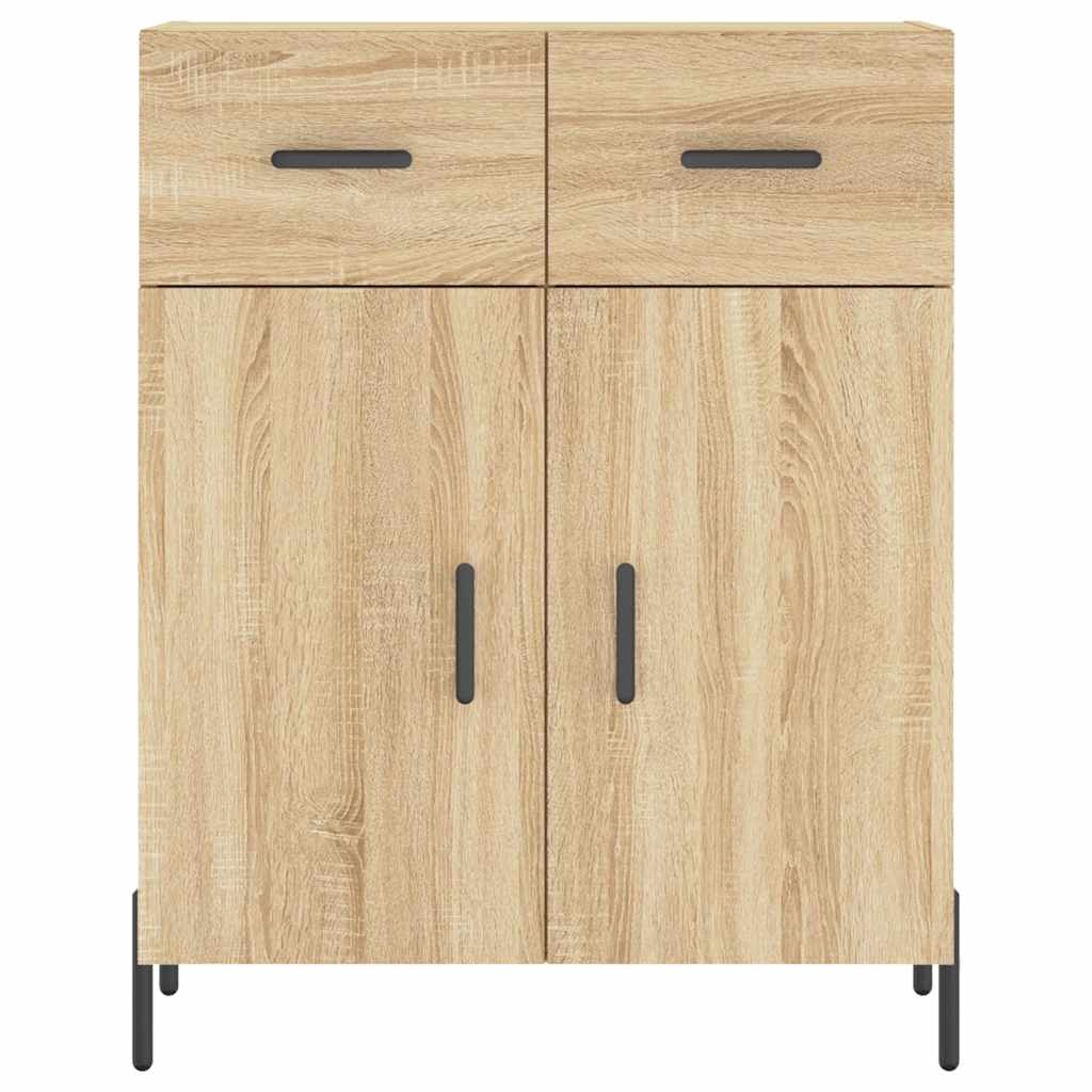 Highboard Sonoma Oak 69,5x34x180 cm Engineered Wood