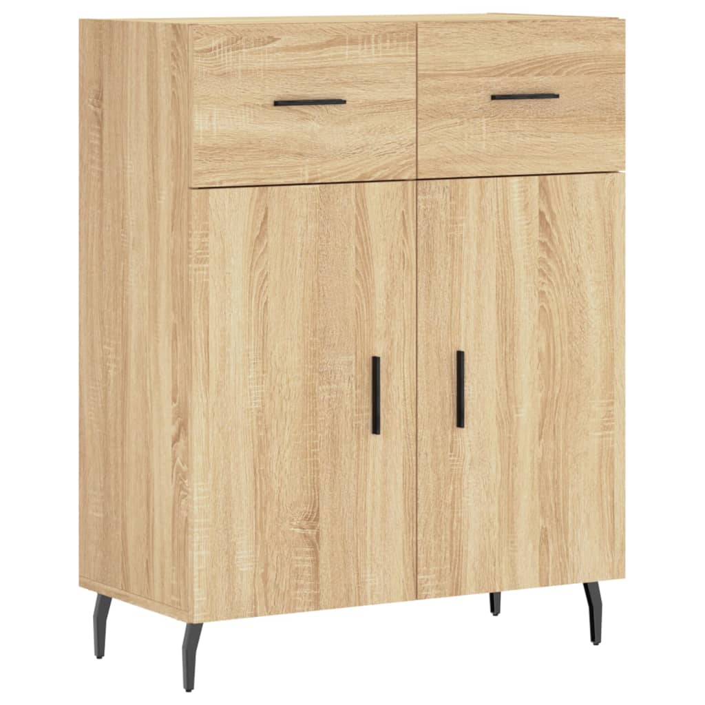 Highboard Sonoma Oak 69,5x34x180 cm Engineered Wood