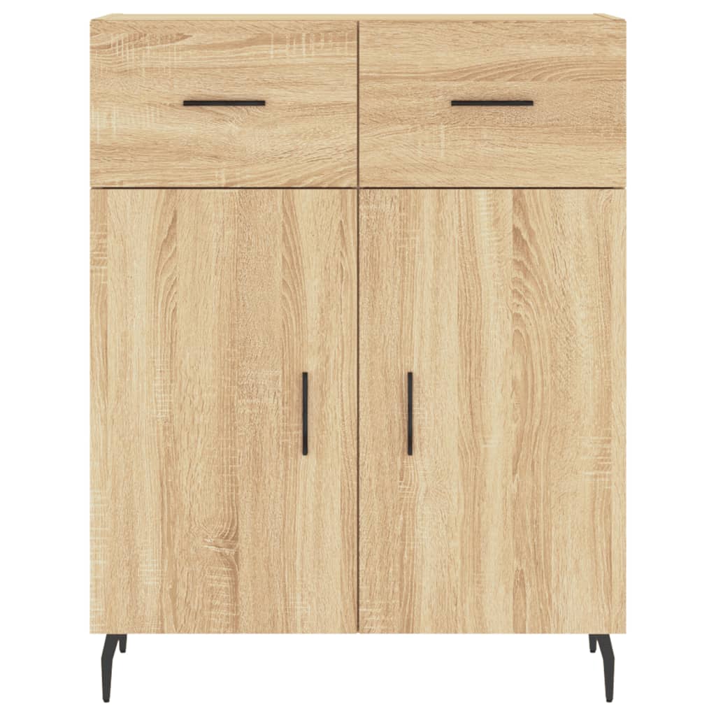 Highboard Sonoma Oak 69,5x34x180 cm Engineered Wood