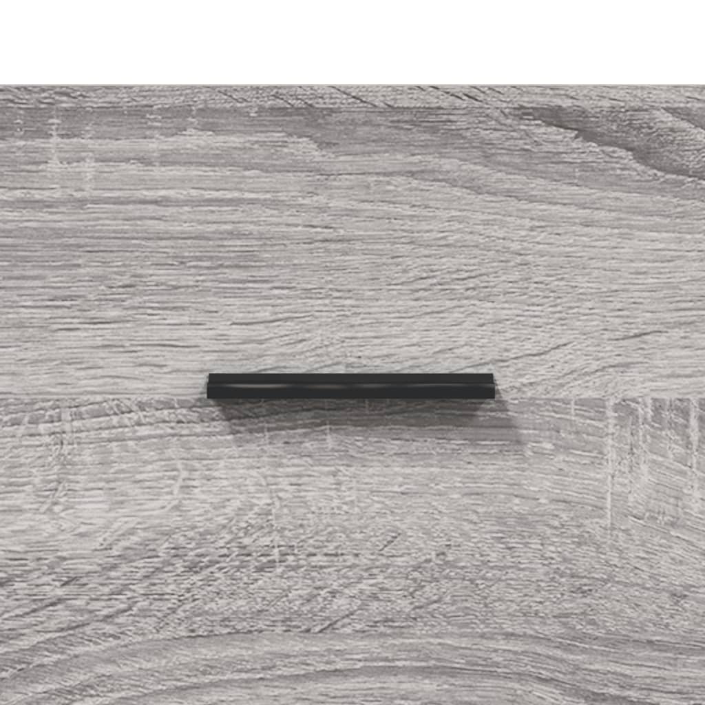 Highboard Grey Sonoma 69,5x34x180 cm Engineered Wood