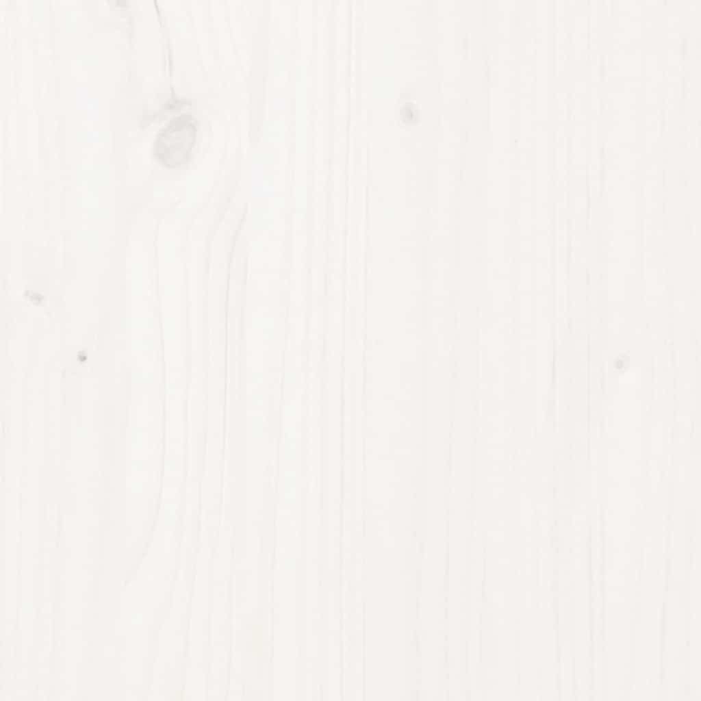 Pet Stair White 40x49x47 cm Solid Wood Pine
