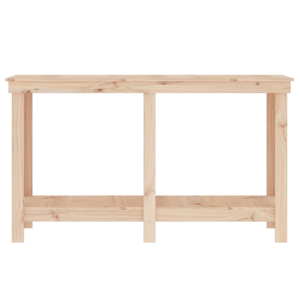 vidaXL Work Bench 140x50x80 cm Solid Wood Pine