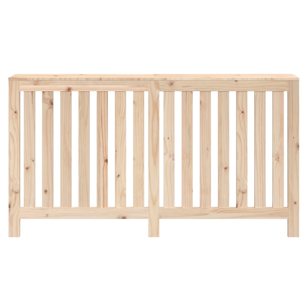 vidaXL Radiator Cover 153x19x84 cm Solid Wood Pine