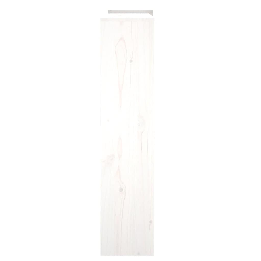 Radiator Cover White 210x21x85 cm Solid Wood Pine