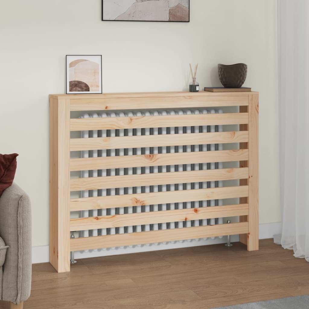 Radiator Cover 108.5x19x84 cm Solid Wood Pine