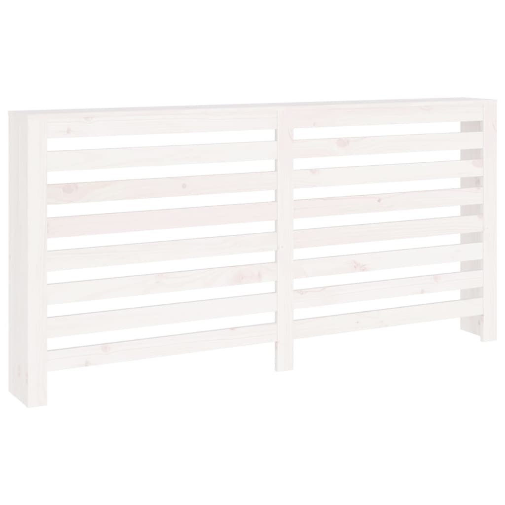 Radiator Cover White 169x19x84 cm Solid Wood Pine