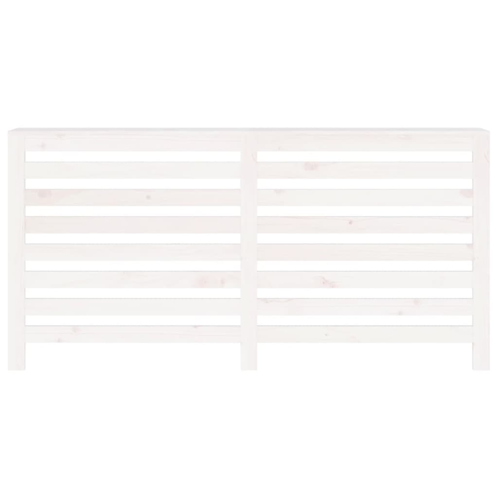 Radiator Cover White 169x19x84 cm Solid Wood Pine