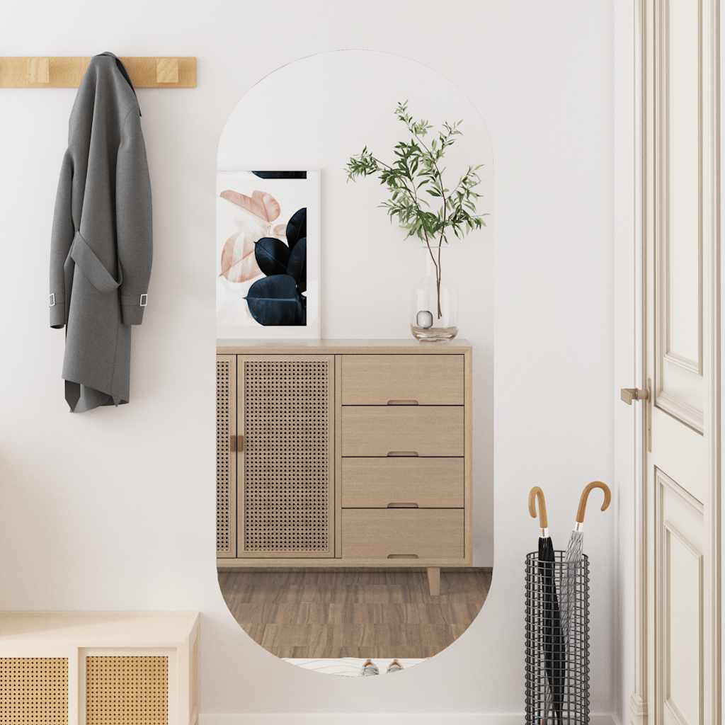 Wall Mirror | Transparent | Glass | 45 x 100 cm | Wall Mirror | Oval