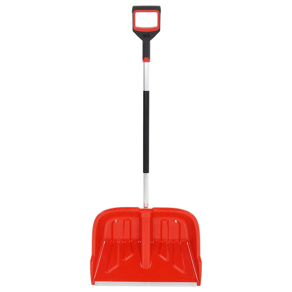 93709 vidaXL Snow Shovel Red 136 cm Aluminium