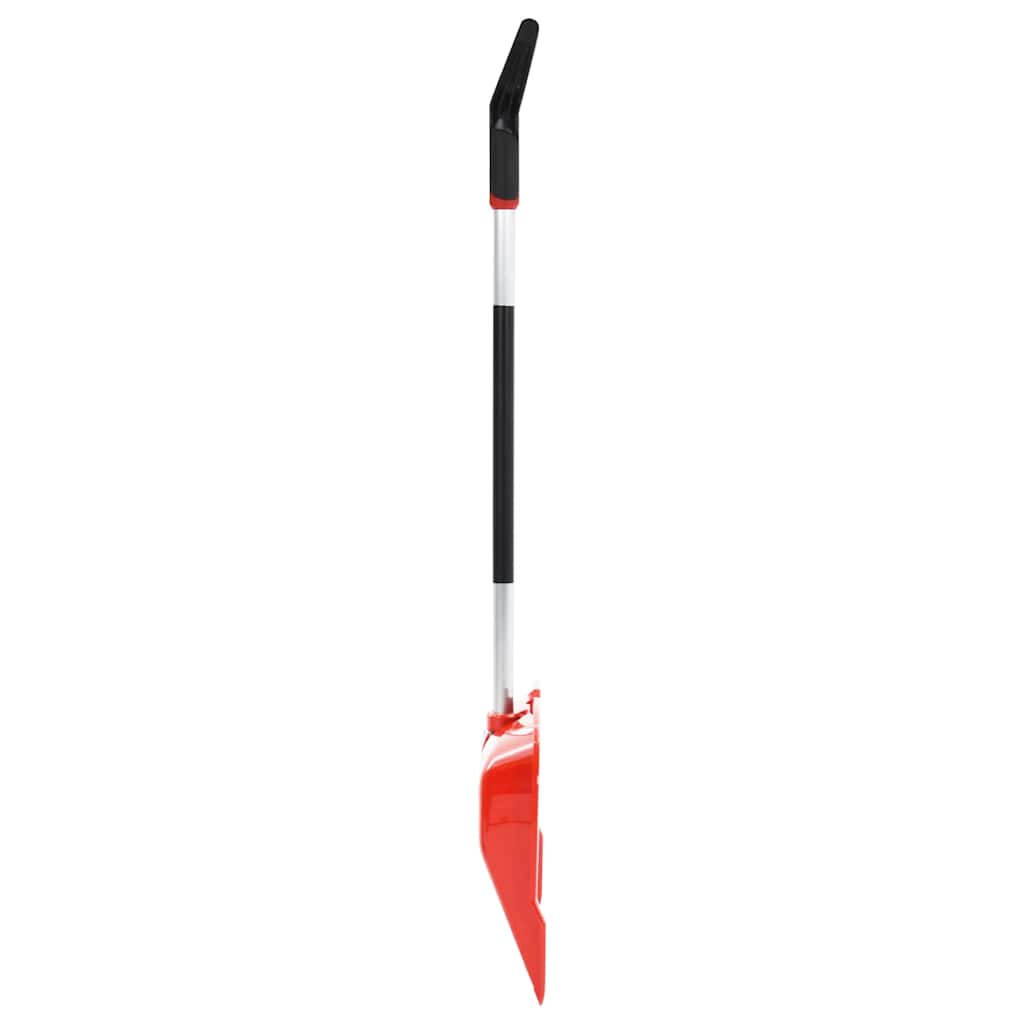 93709 vidaXL Snow Shovel Red 136 cm Aluminium