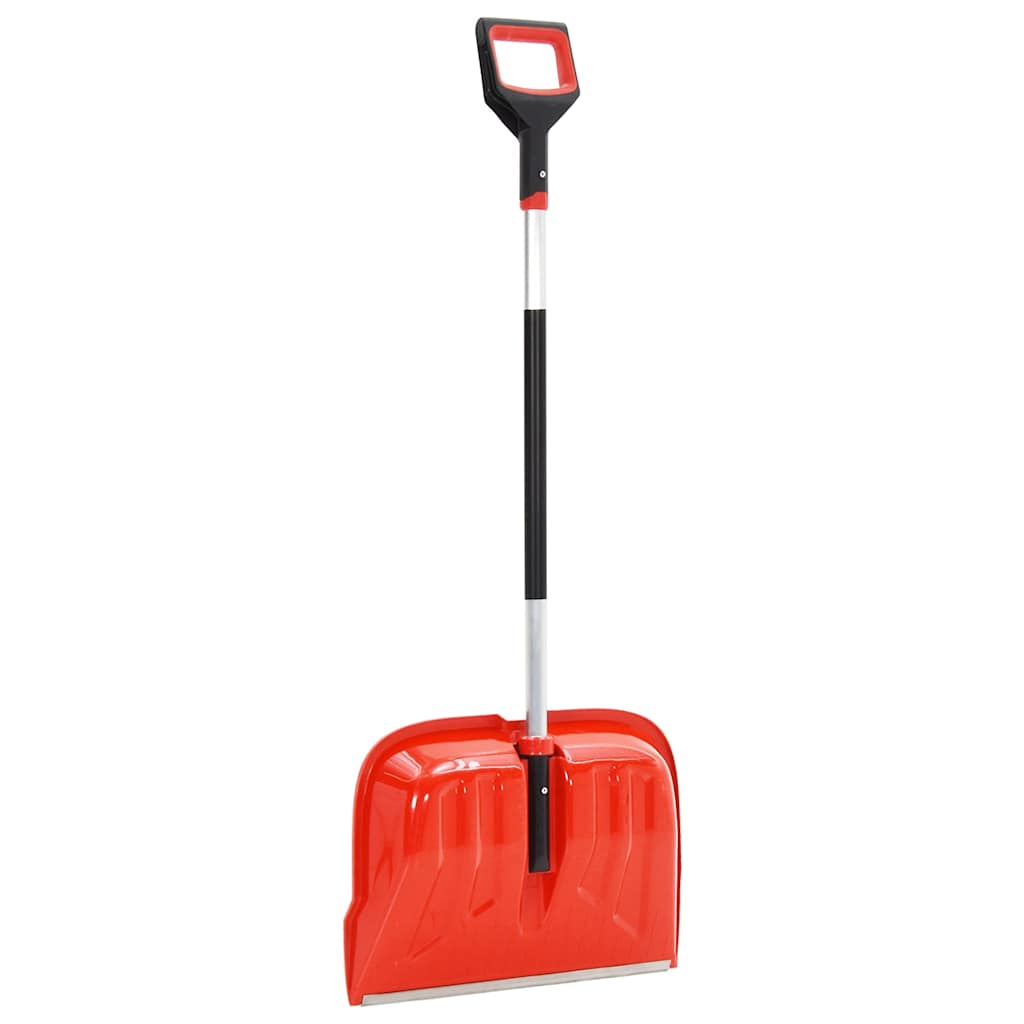 93709 vidaXL Snow Shovel Red 136 cm Aluminium
