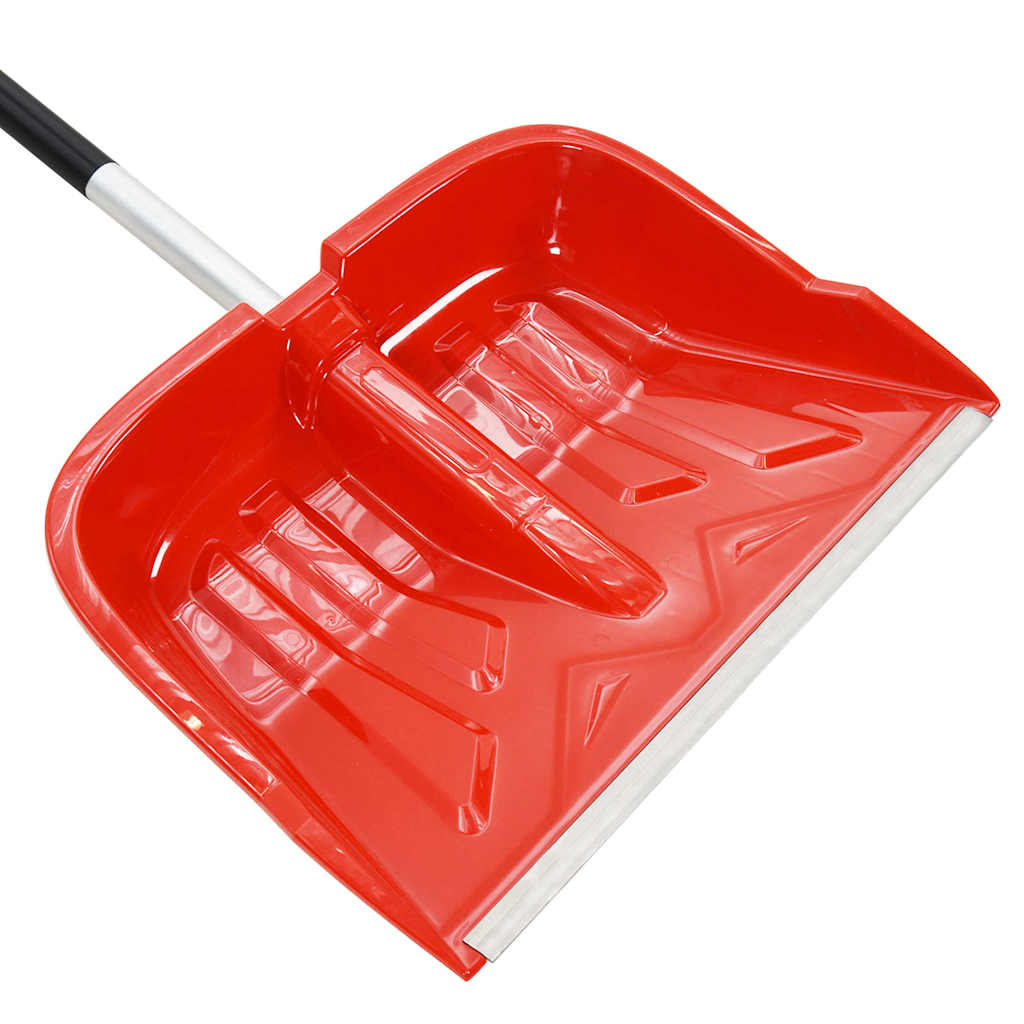 93709 vidaXL Snow Shovel Red 136 cm Aluminium