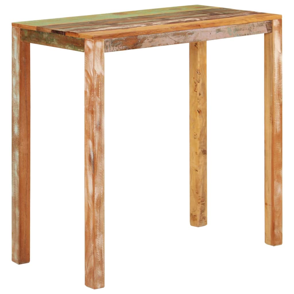 Bar Table 112x55x108 cm Solid Wood Reclaimed