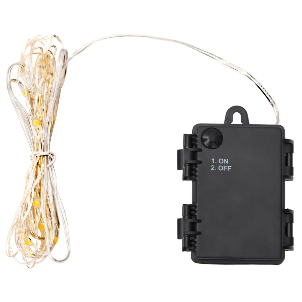 51698 vidaXL LED String Lights with 15 LEDs and Fan 150 cm (US only)