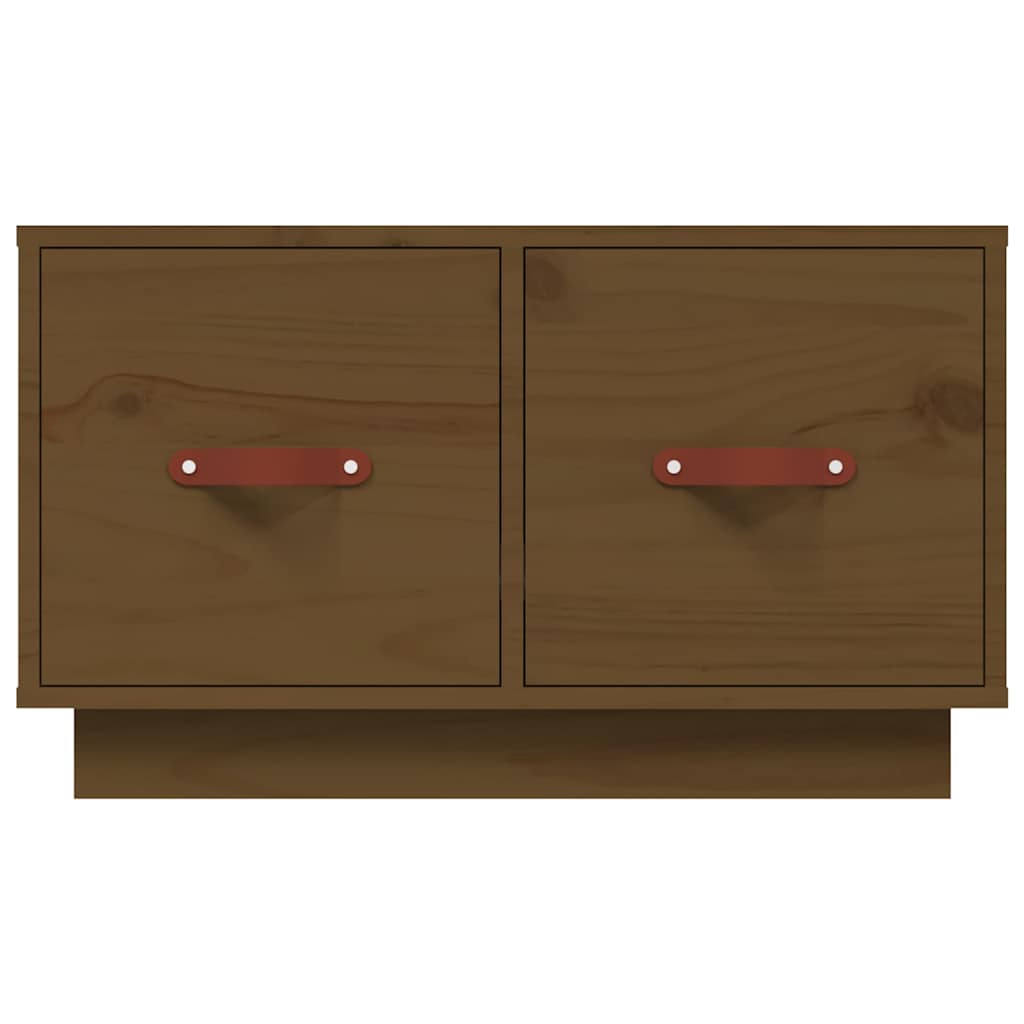 Coffee Table Honey Brown 60x53x35 cm Solid Wood Pine