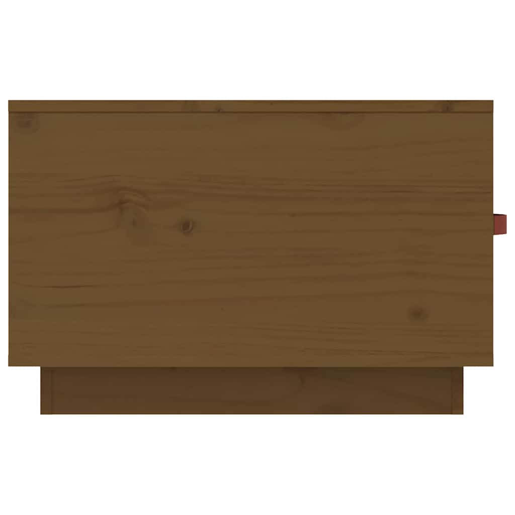 Coffee Table Honey Brown 60x53x35 cm Solid Wood Pine