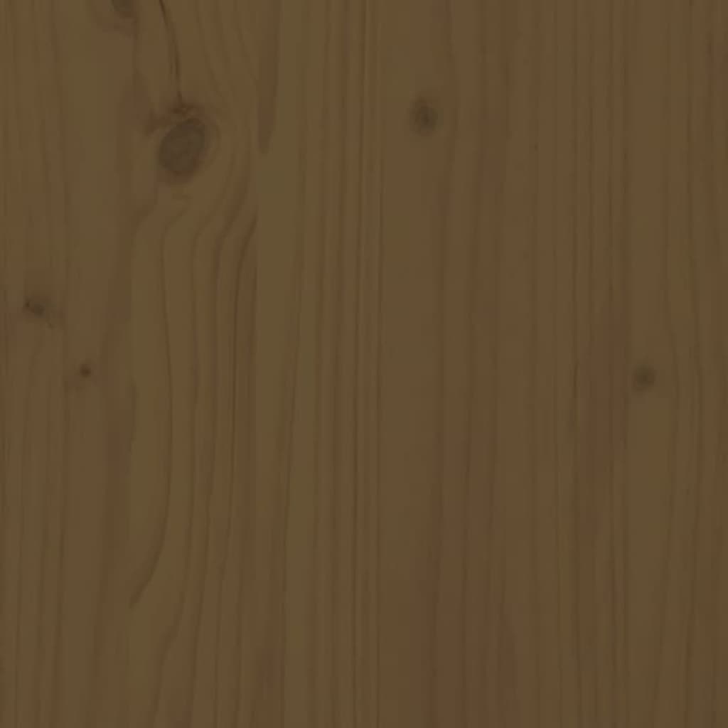 Book Cabinet Honey Brown 80x35x97 cm Solid Wood Pine