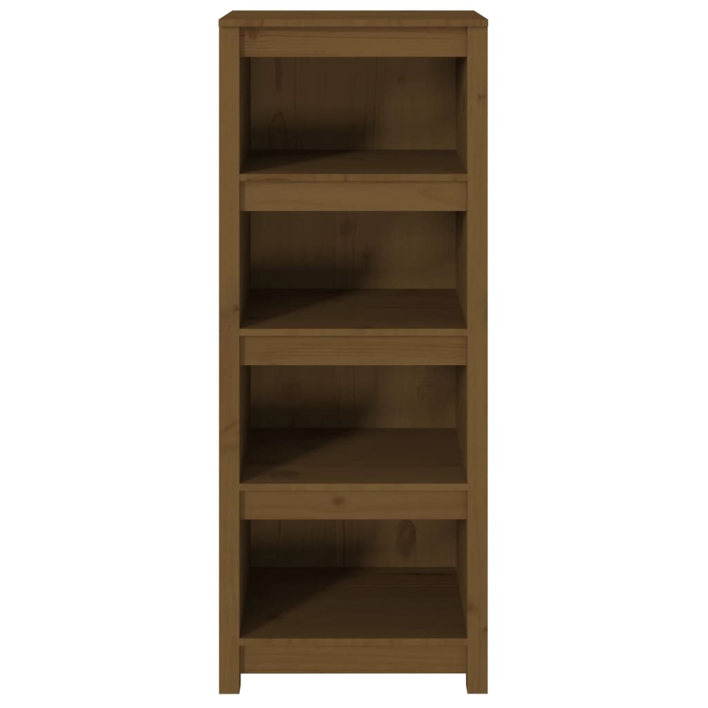 Book Cabinet Honey Brown 50x35x125,5 cm Solid Wood Pine