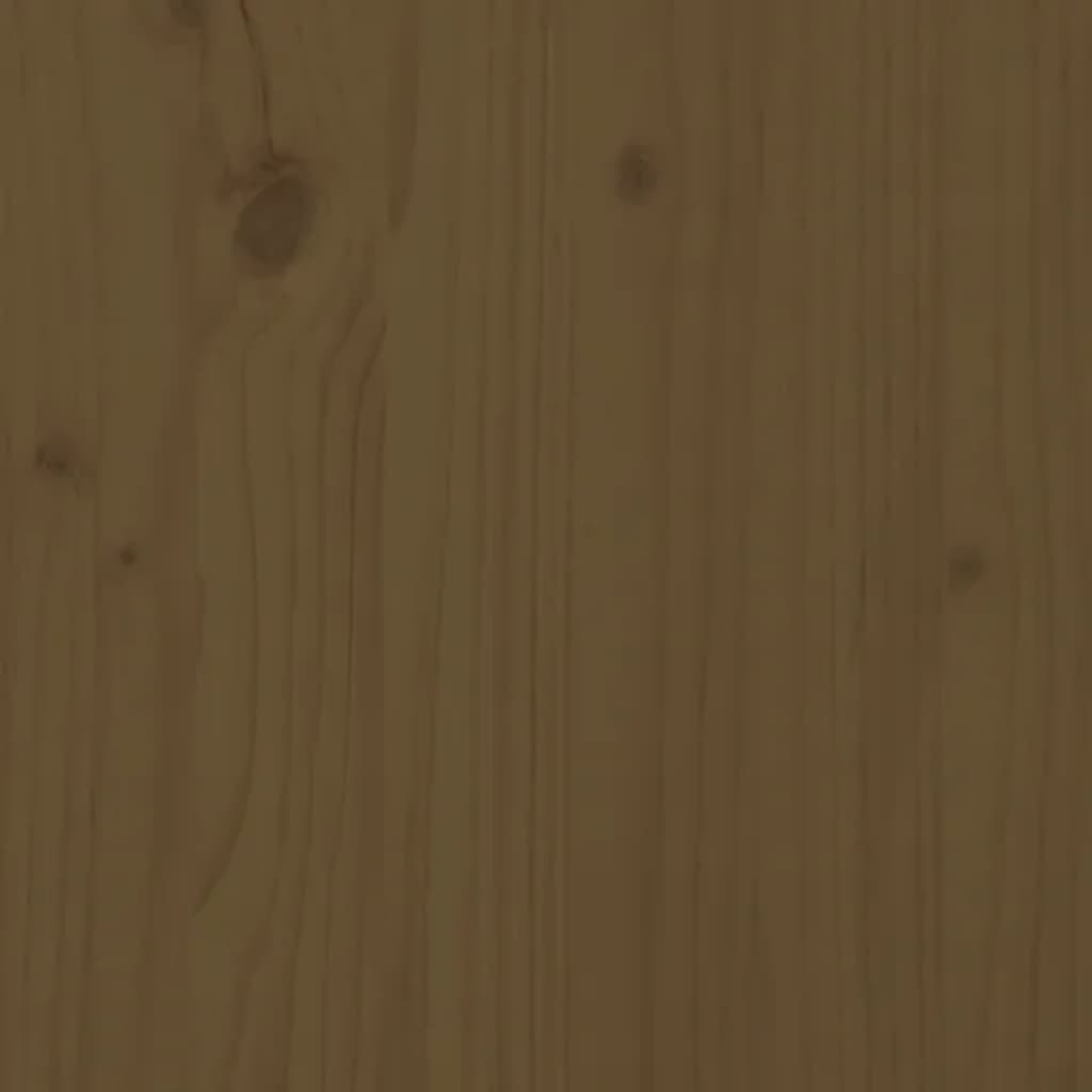 Book Cabinet Honey Brown 50x35x125,5 cm Solid Wood Pine