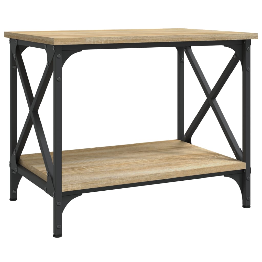 Side Table Sonoma Oak 55x38x45 cm Engineered Wood