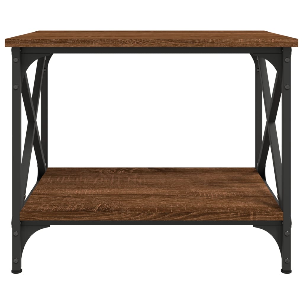 vidaXL Side Table Brown Oak 55x38x45 cm Engineered Wood