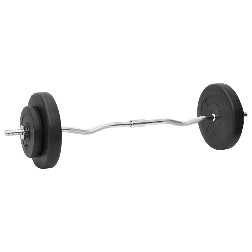 vidaXL Barbell and Dumbbell with Plates 60 kg