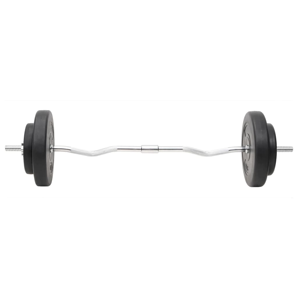 vidaXL Barbell and Dumbbell with Plates 60 kg