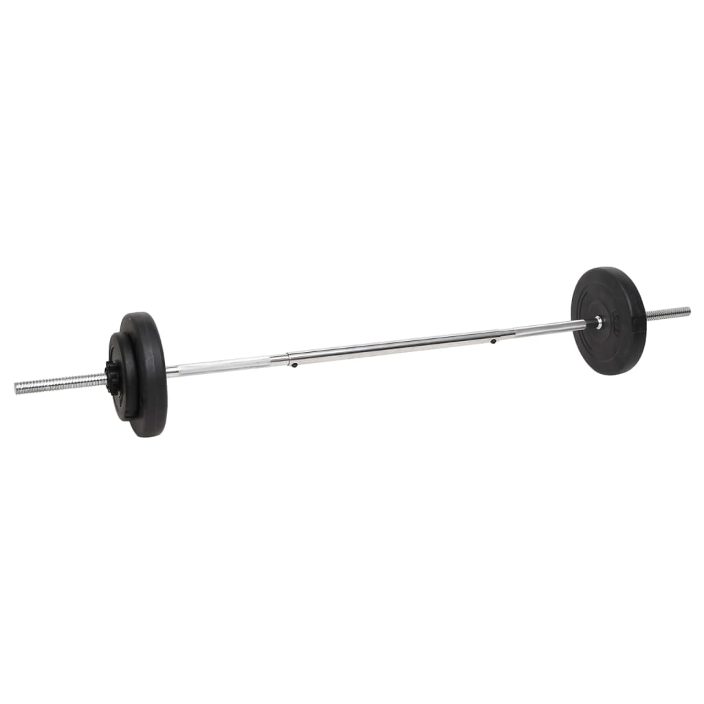 vidaXL Barbell and Dumbbell with Plates 60 kg