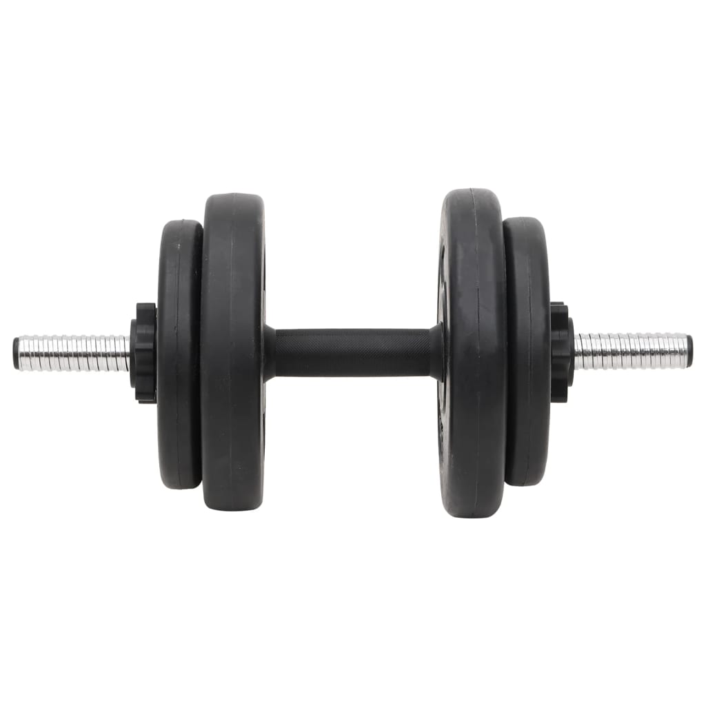 vidaXL Barbell and Dumbbell with Plates 60 kg