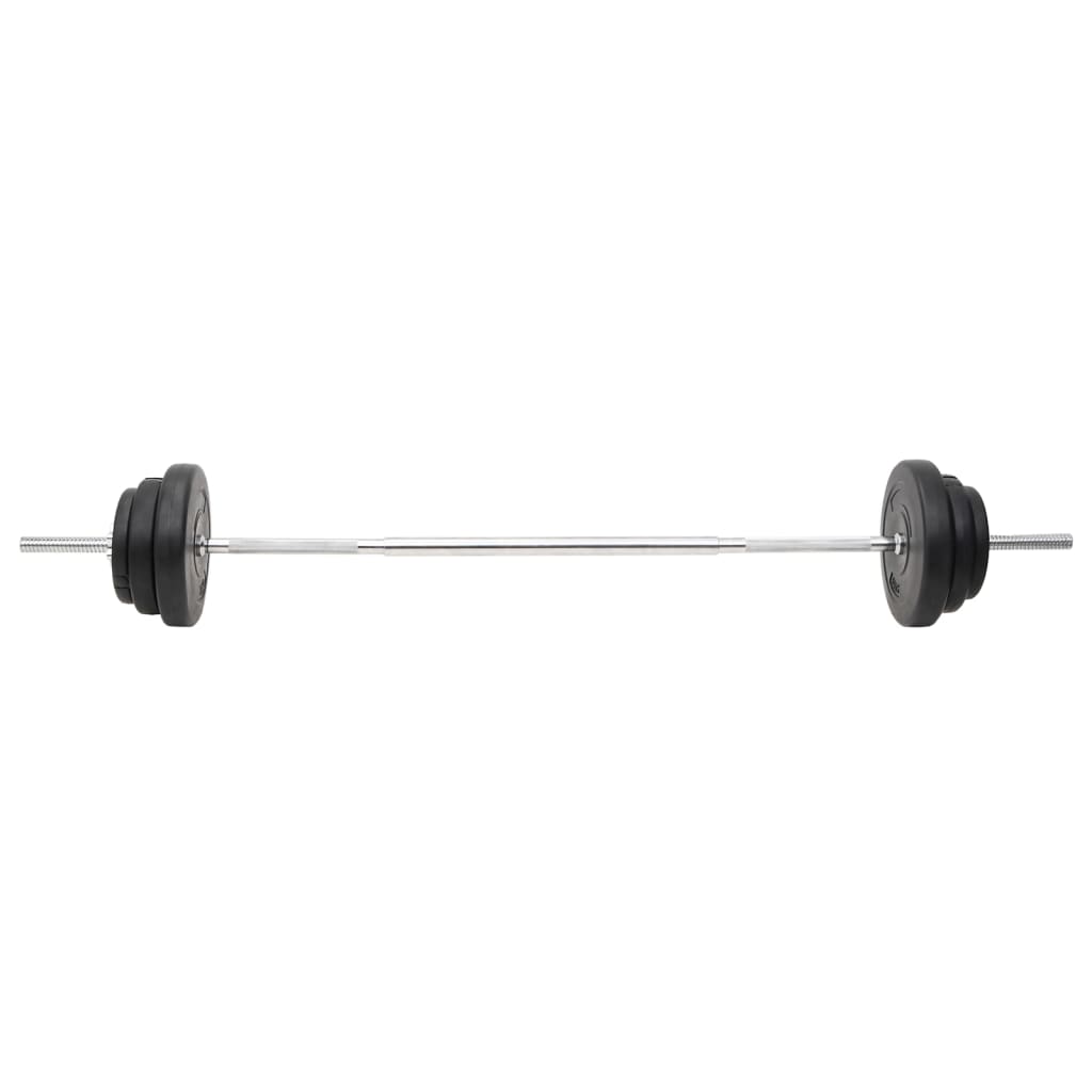 vidaXL Barbell and Dumbbell with Plates Set 90 kg