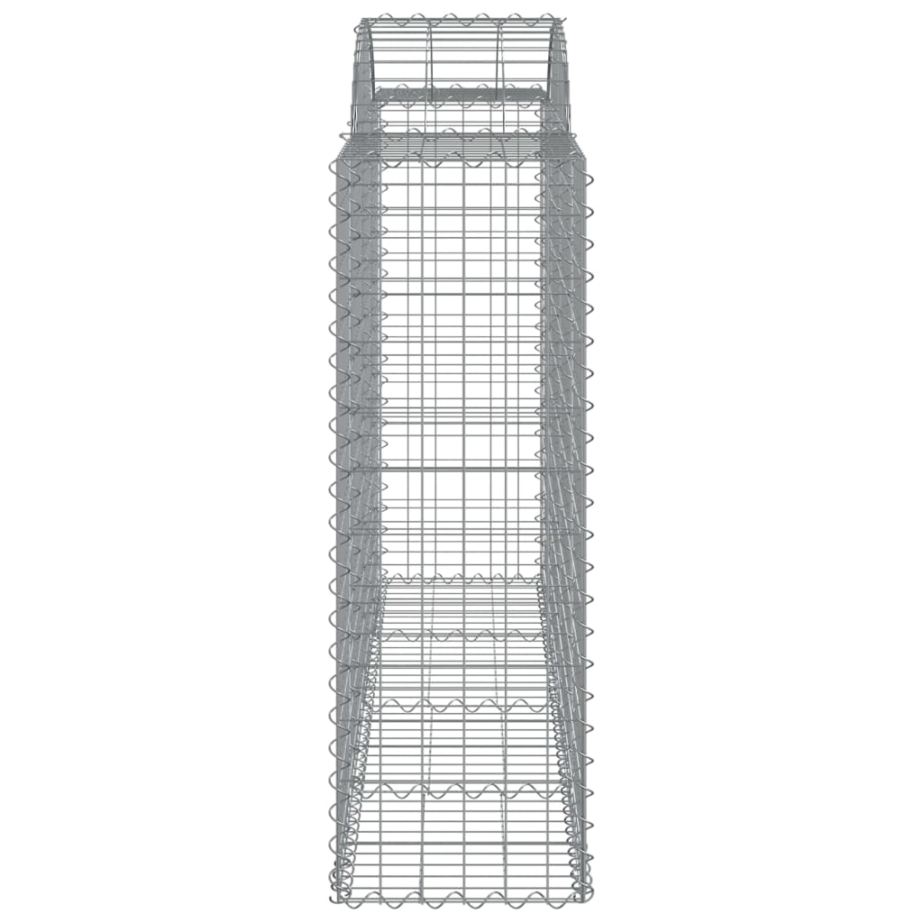Arched Gabion Baskets 50 pcs 200x50x120/140 cm Galvanised Iron