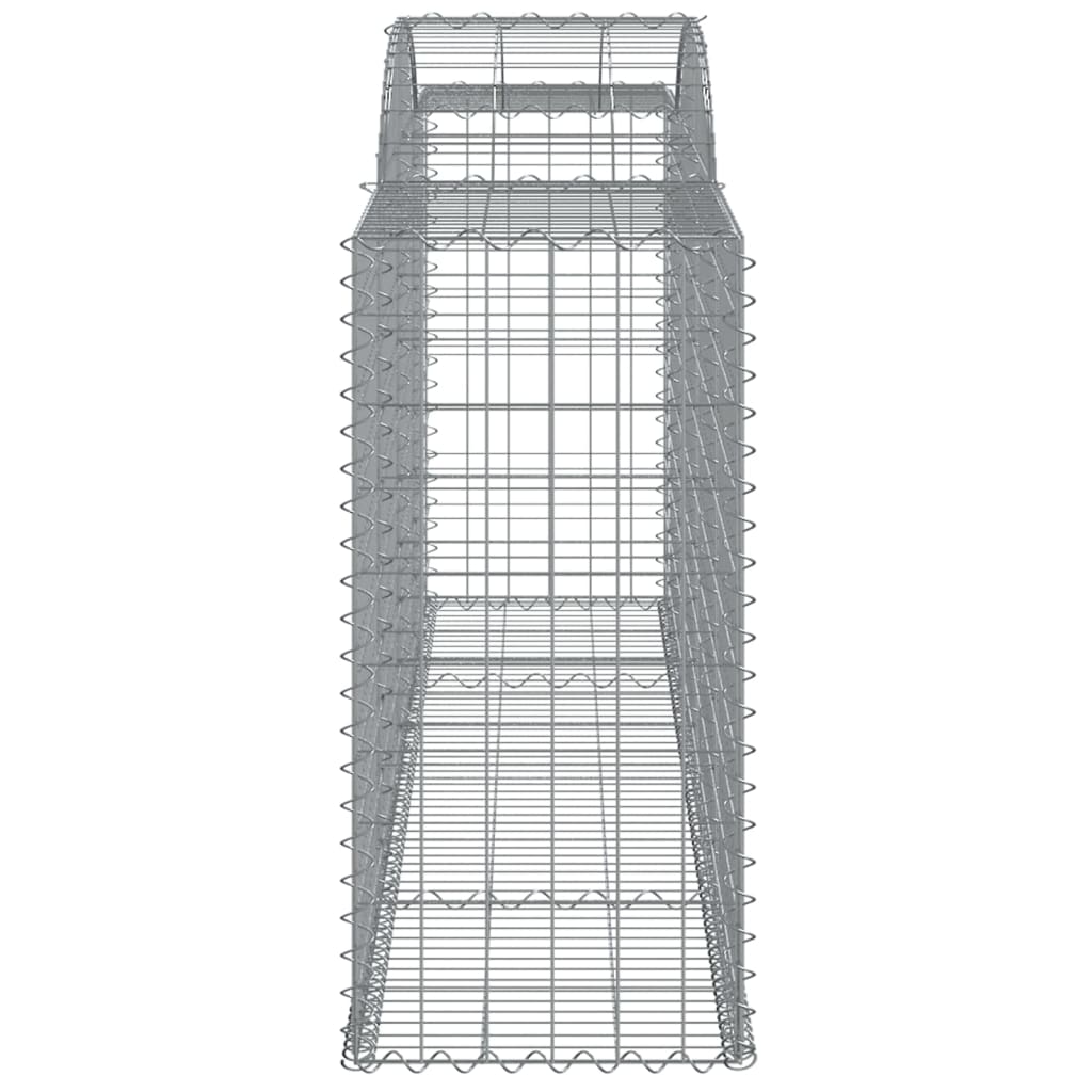 Arched Gabion Baskets 20 pcs 300x50x100/120 cm Galvanised Iron