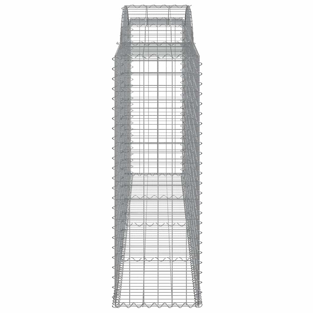 Arched Gabion Baskets 13 pcs 300x50x140/160 cm Galvanised Iron