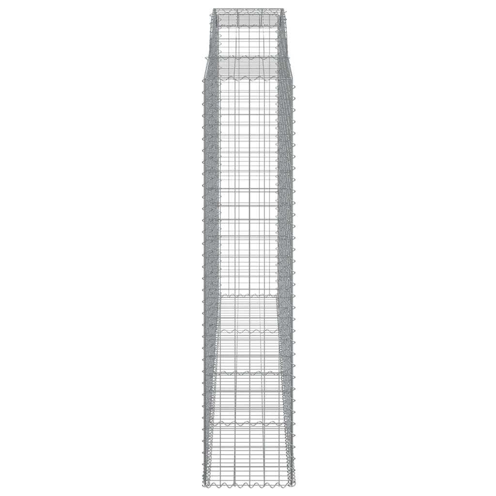 Arched Gabion Baskets 5 pcs 300x50x220/240 cm Galvanised Iron