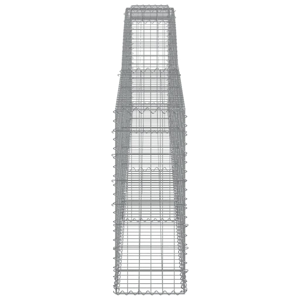 Arched Gabion Baskets 25 pcs 400x30x80/100 cm Galvanised Iron