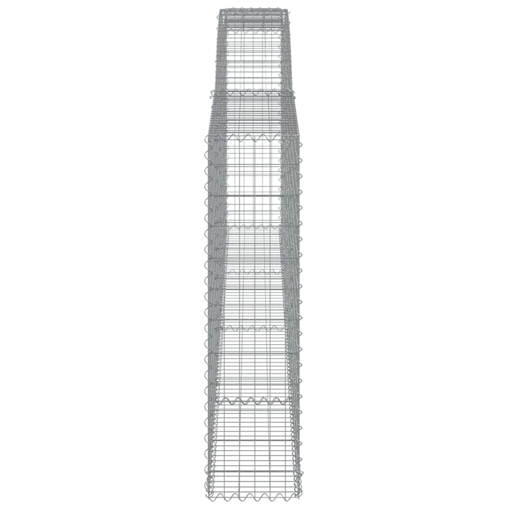 Arched Gabion Baskets 20 pcs 400x30x120/140 cm Galvanised Iron