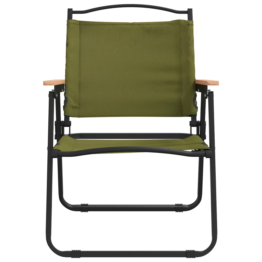 Camping Chair | Set of 2 | Green | 500D Oxford fabric with PE coating