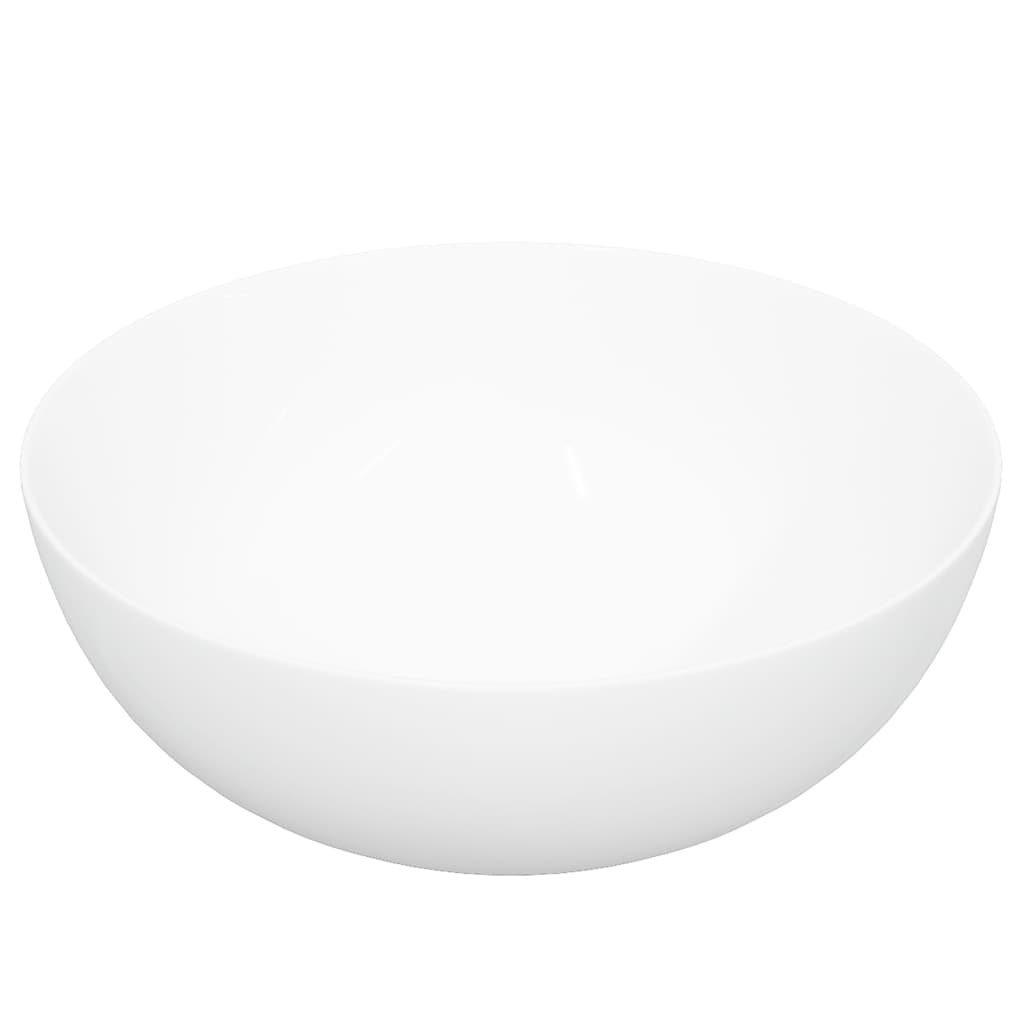 vidaXL Wash Basin White 36x15 cm Ceramic Round