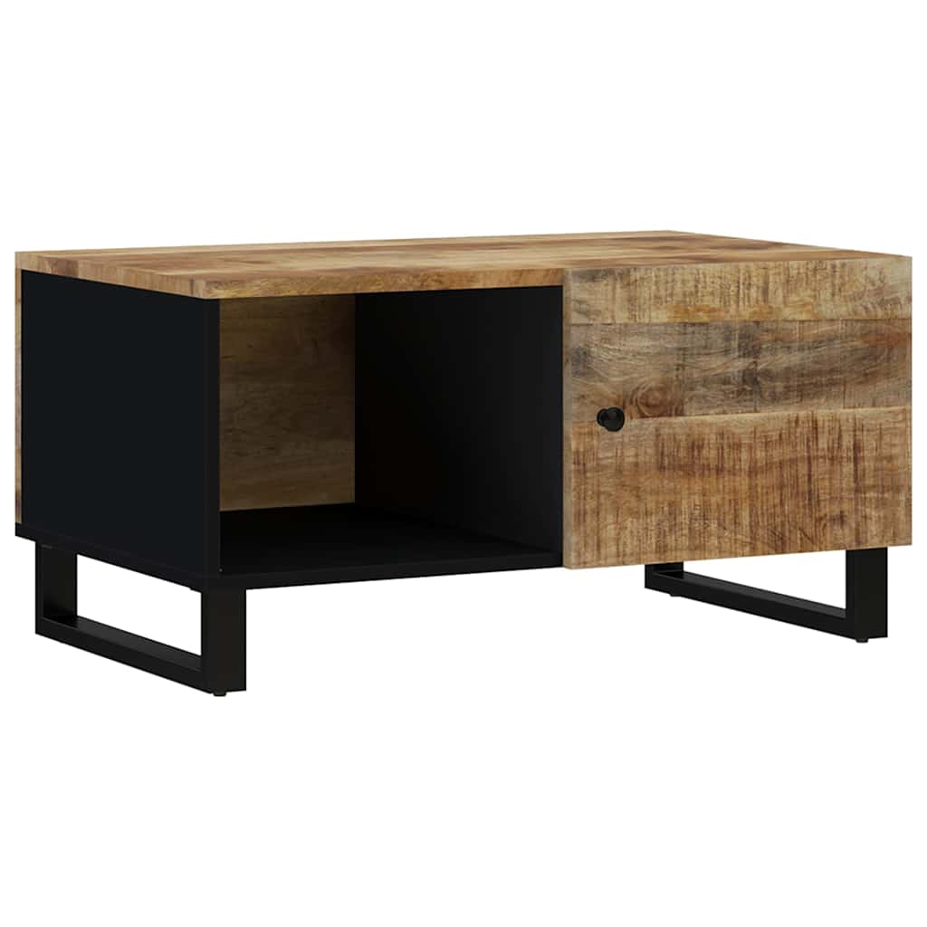 Coffee Table 80x50x40 cm Solid Wood Mango&Engineered Wood