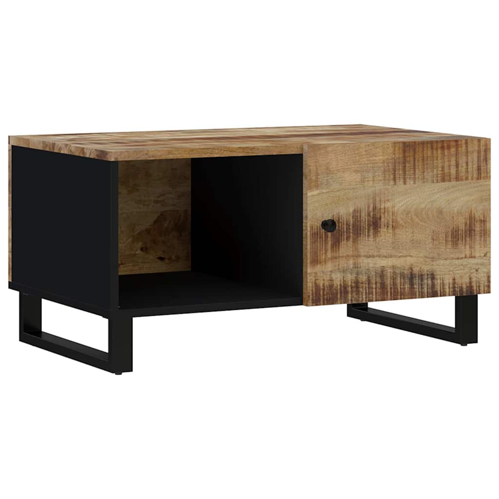 Coffee Table 80x50x40 cm Solid Wood Mango&Engineered Wood