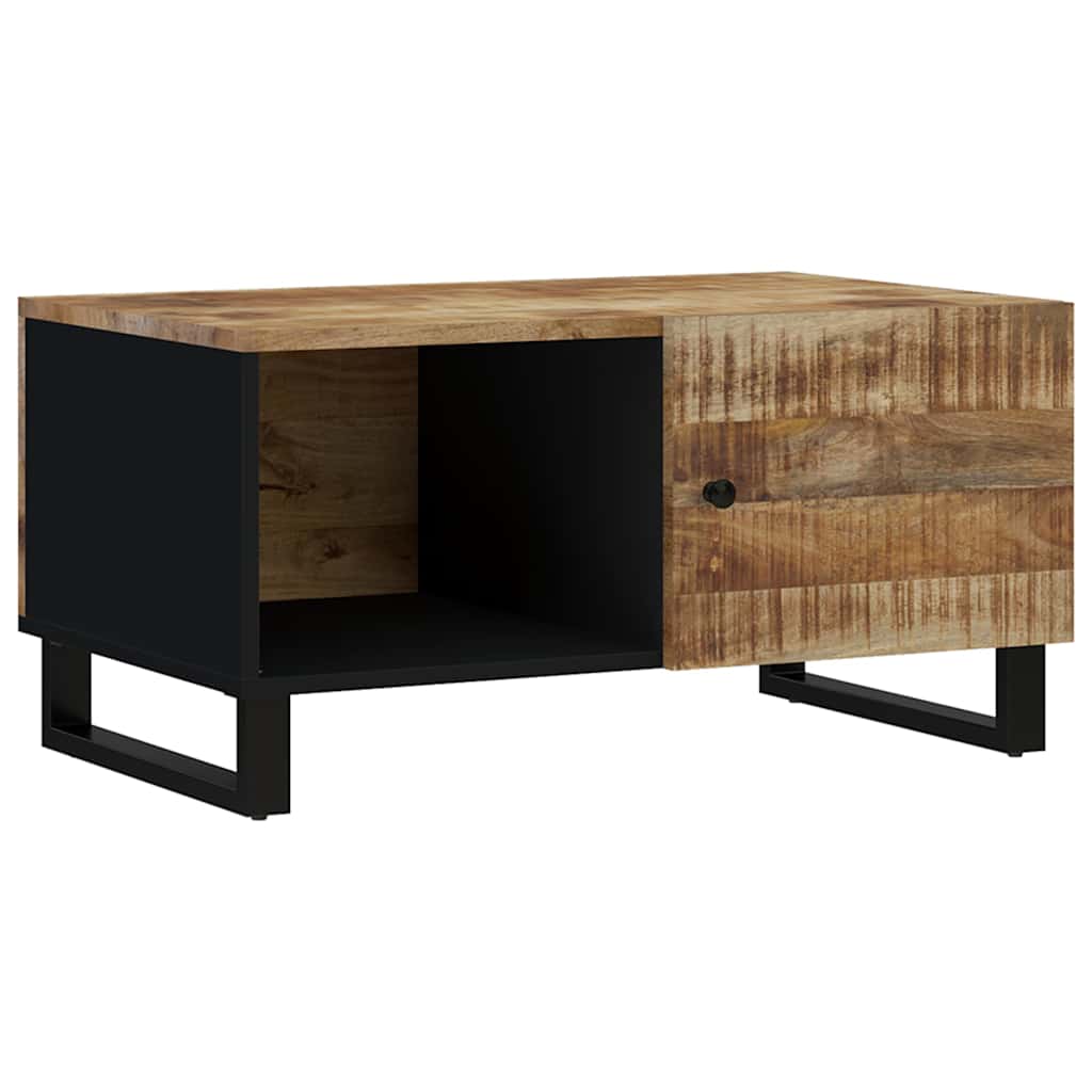 Coffee Table 80x50x40 cm Solid Wood Mango&Engineered Wood