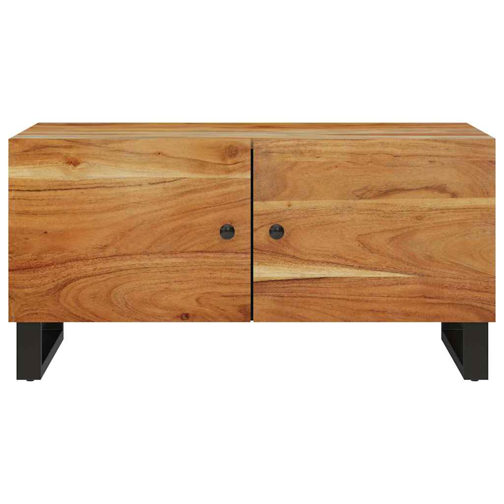 Coffee Table 80x50x40 cm Solid Wood Acacia&Engineered Wood