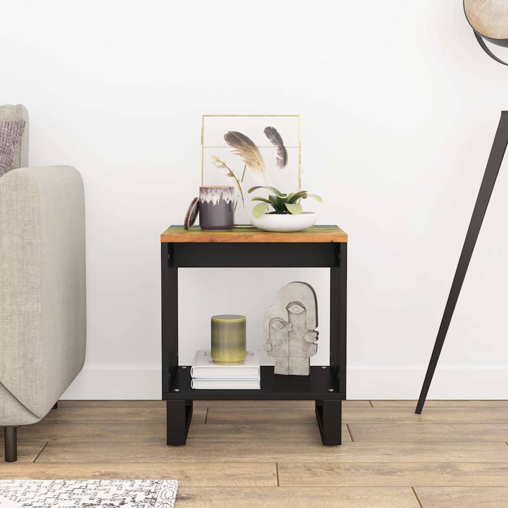 Coffee Table 40x31x46 cm Solid Wood Reclaimed&Engineered Wood