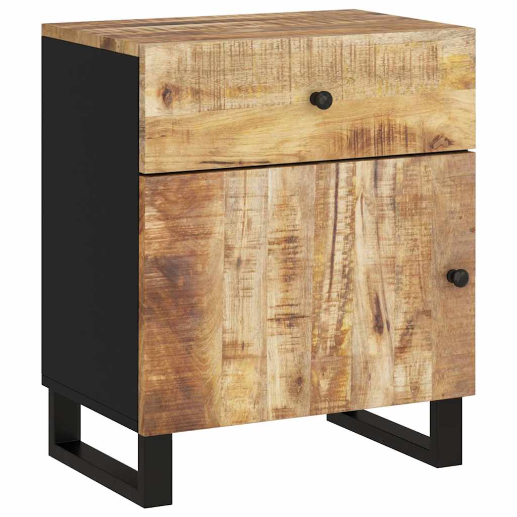Bedside Cabinet 50x33x60 cm Solid Wood Mango&Engineered Wood