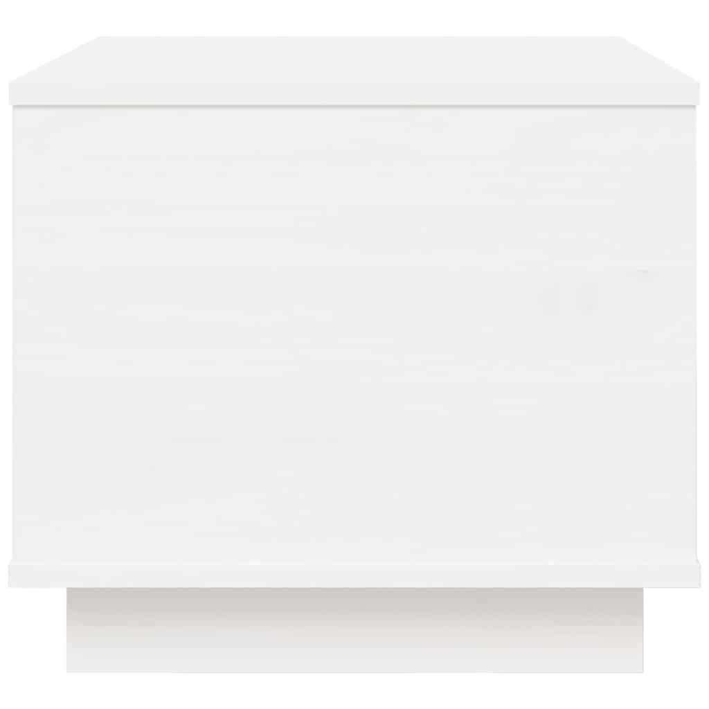Coffee Table White 40x50x35 cm Solid Wood Pine