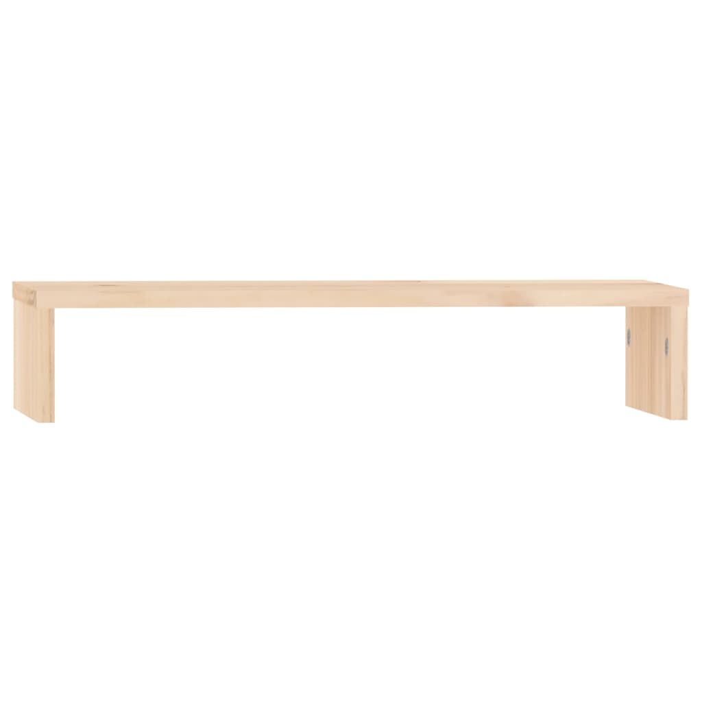 vidaXL Monitor Stand 50x27x10 cm Solid Wood Pine