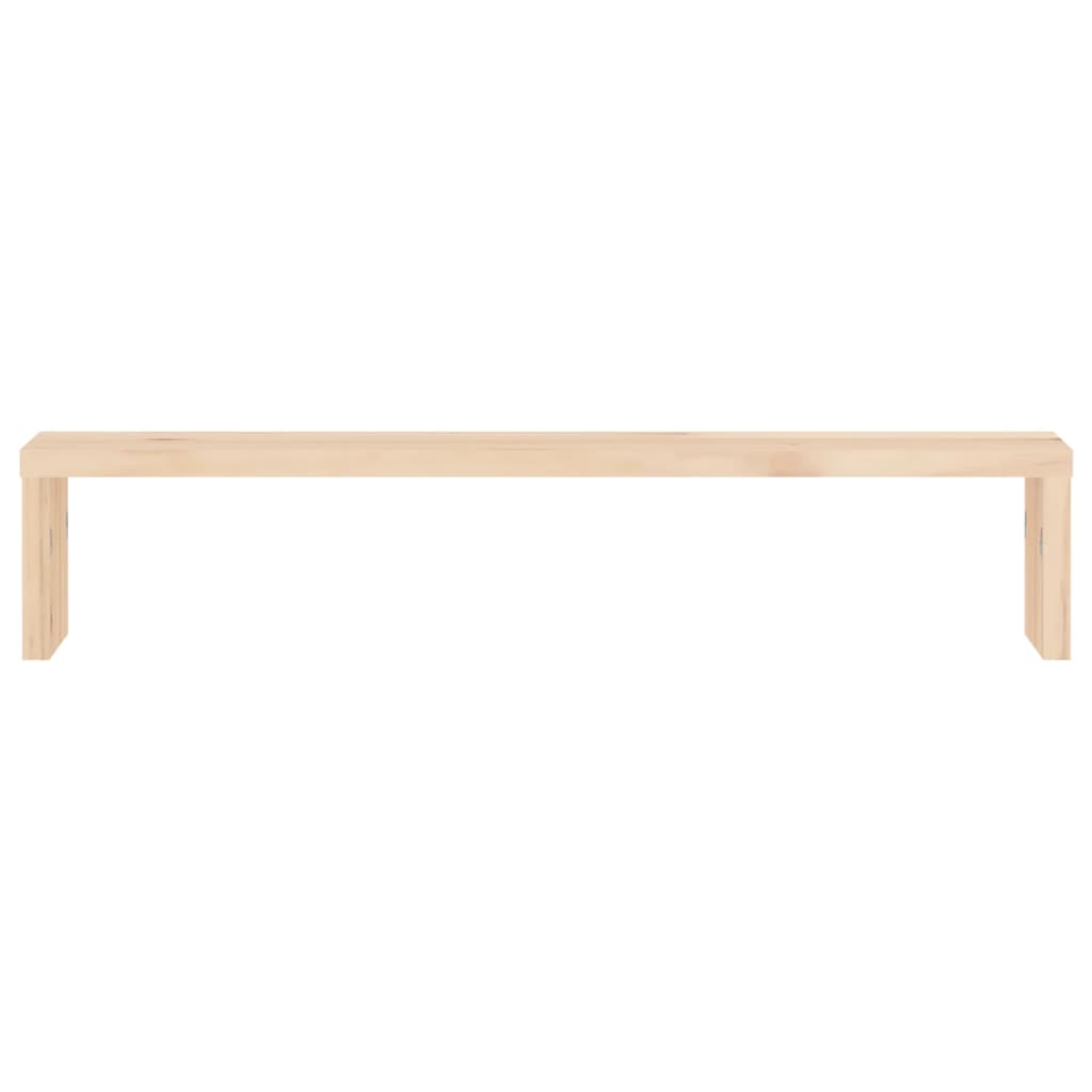 vidaXL Monitor Stand 50x27x10 cm Solid Wood Pine