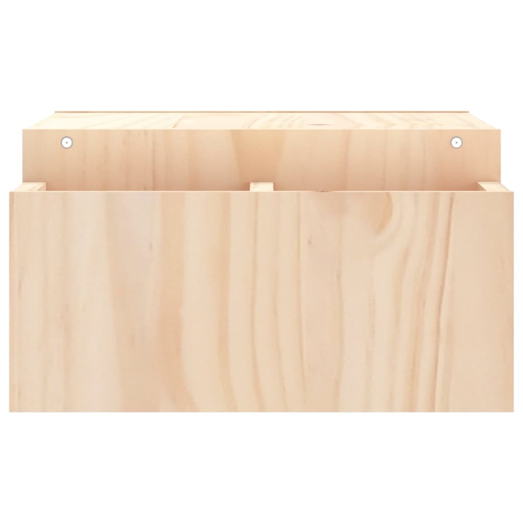 vidaXL Monitor Stand 70x27.5x15 cm Solid Wood Pine