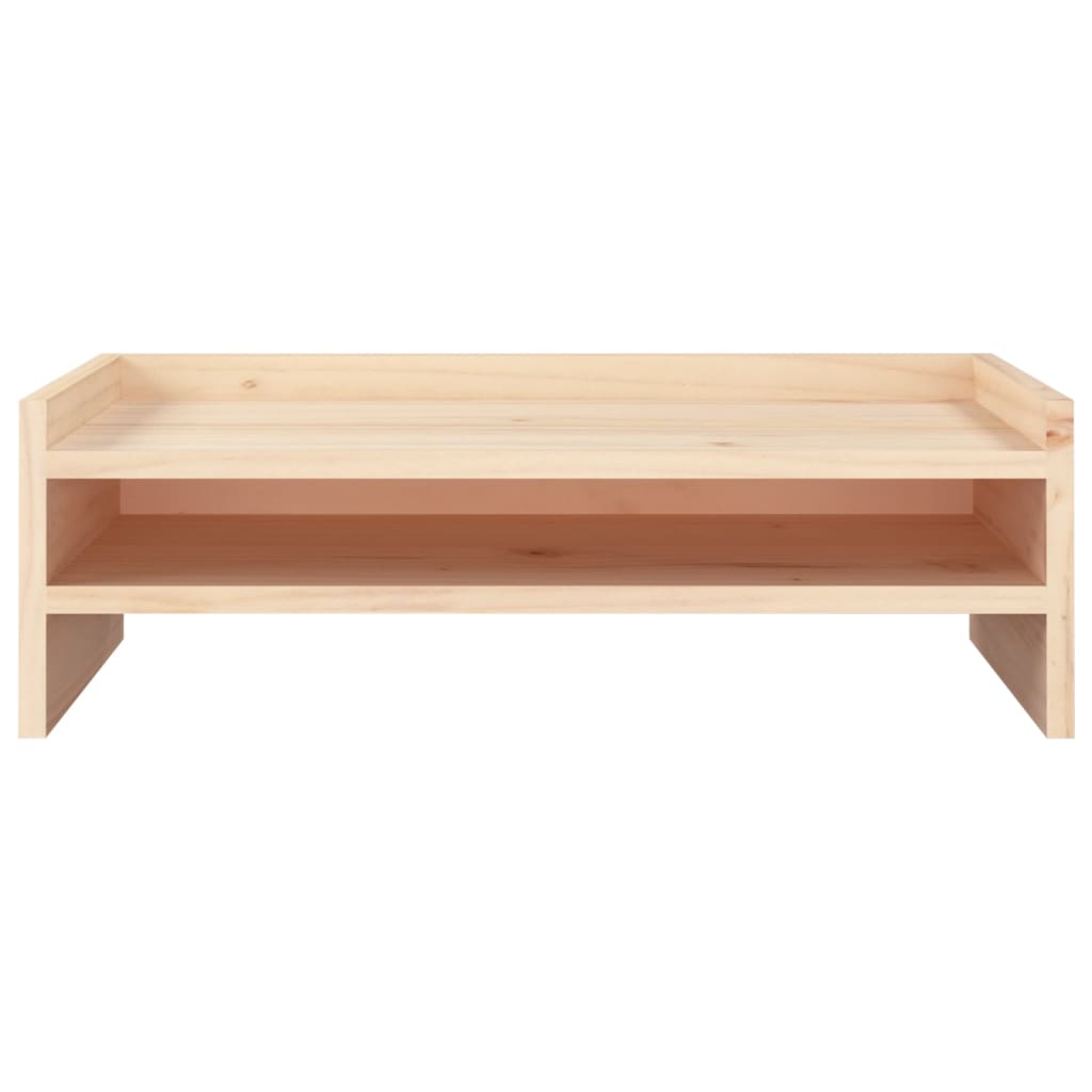 vidaXL Monitor Stand 50x24x16 cm Solid Wood Pine