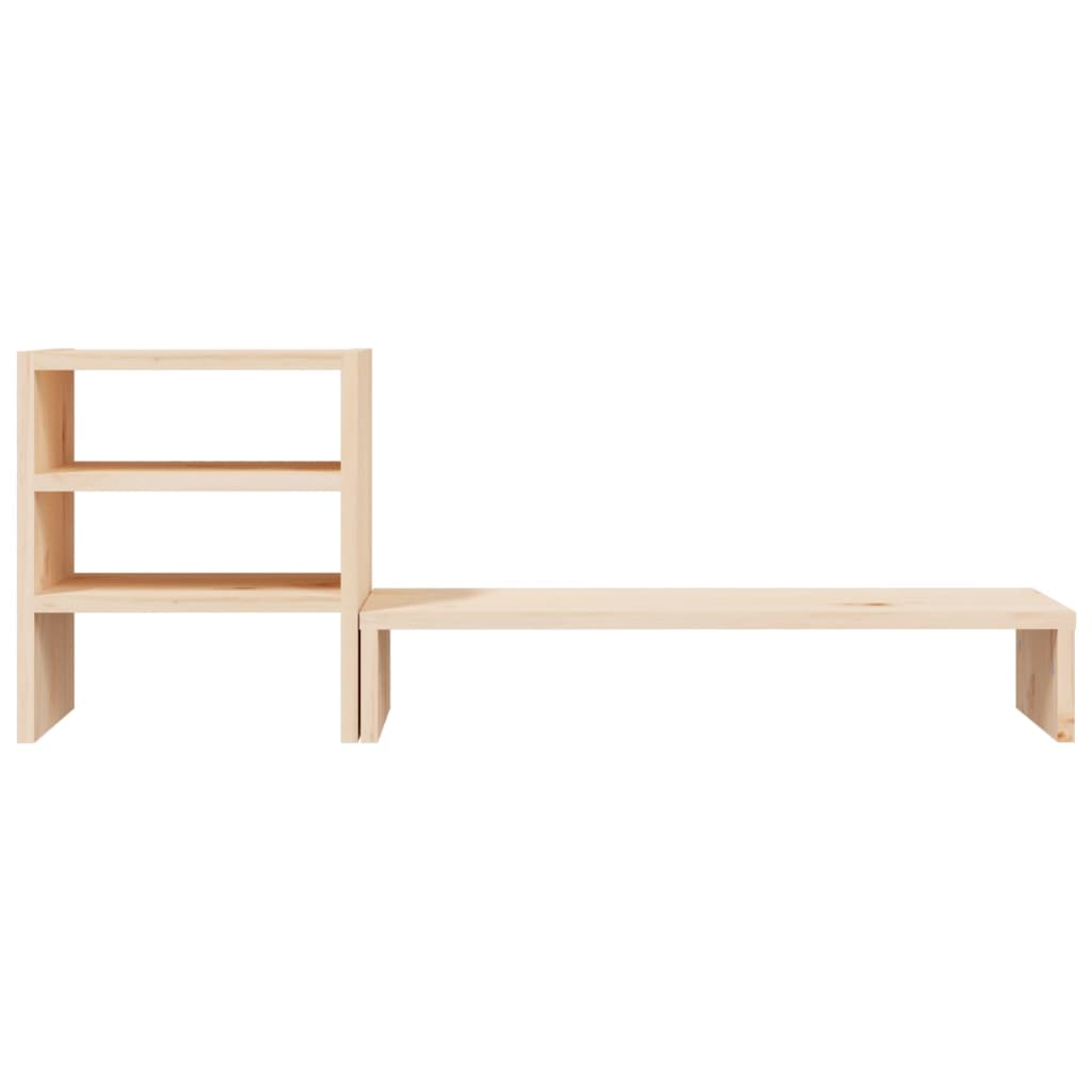 vidaXL Monitor Stand 81x20x30 cm Solid Wood Pine